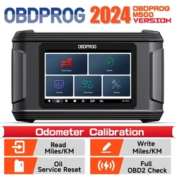 OBDPROG M500 Cluster Calibration Professional OBD2 Instrument Adjustment Tools Oil Reset Code Reader OBD 2 Auto Diagnostic Tools