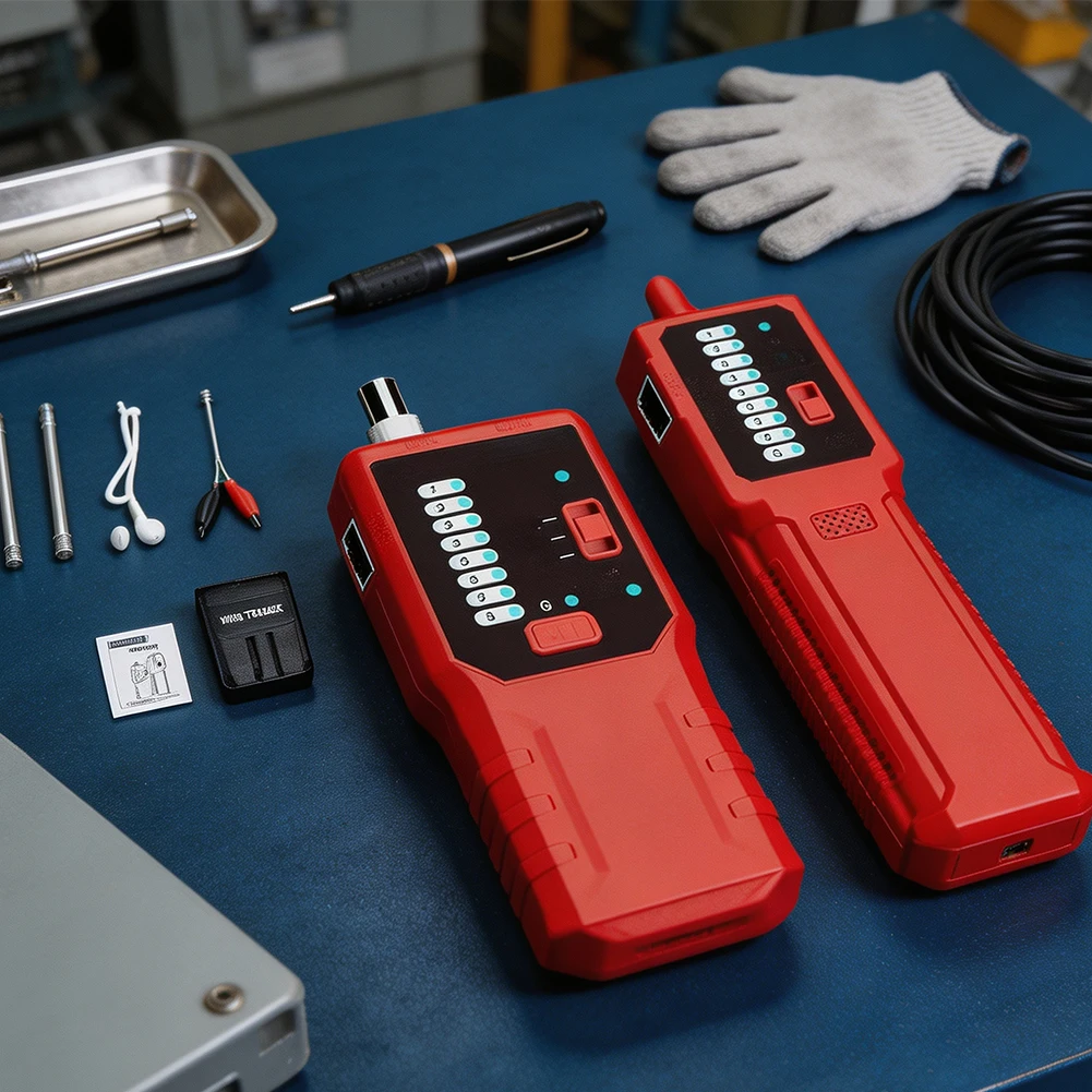 GD601 Cable Verification Tool for RJ45 RJ11 BNC Lines with Accurate Break and Short Location on Non Live Circuits