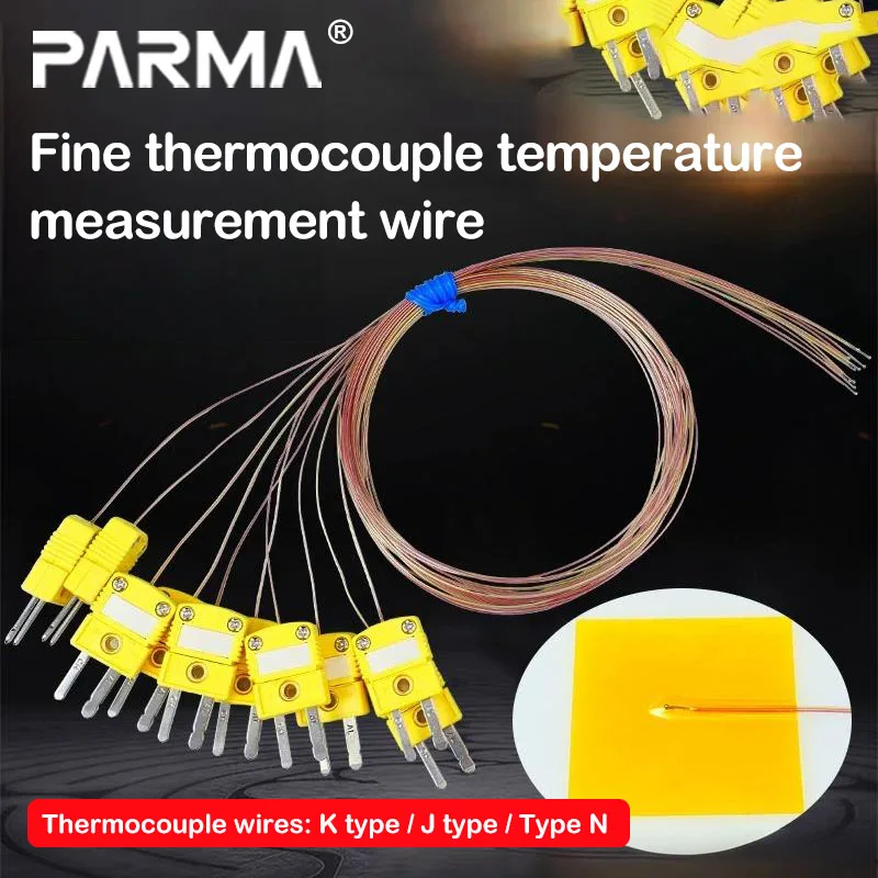 TT-K-30 Temperature Measuring Cable, Thermocouple Type K Temperature Sensing Cable, Electric Thermocouple Small Plug Temperature