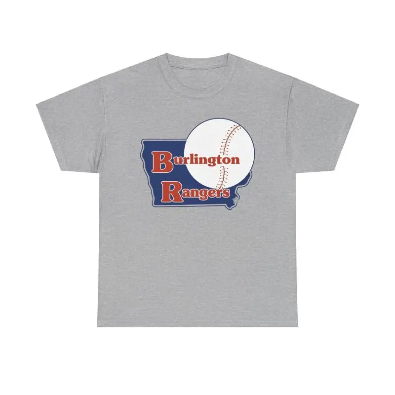 

Бейсбольная футболка Burlington Rangers North Carolina League 1972 года