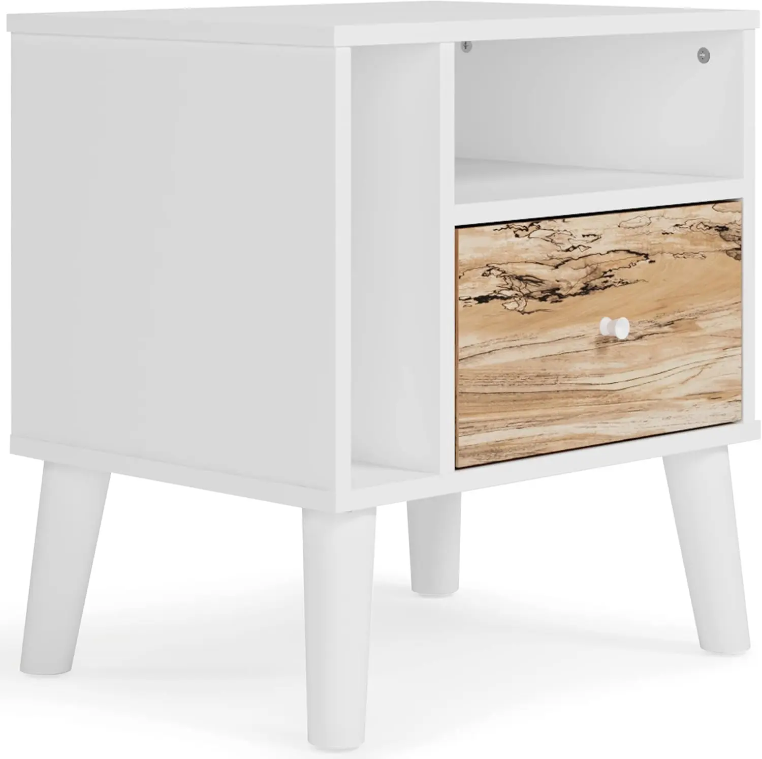 Piperton 1 Drawer Night Stand Nightstand, 21.88