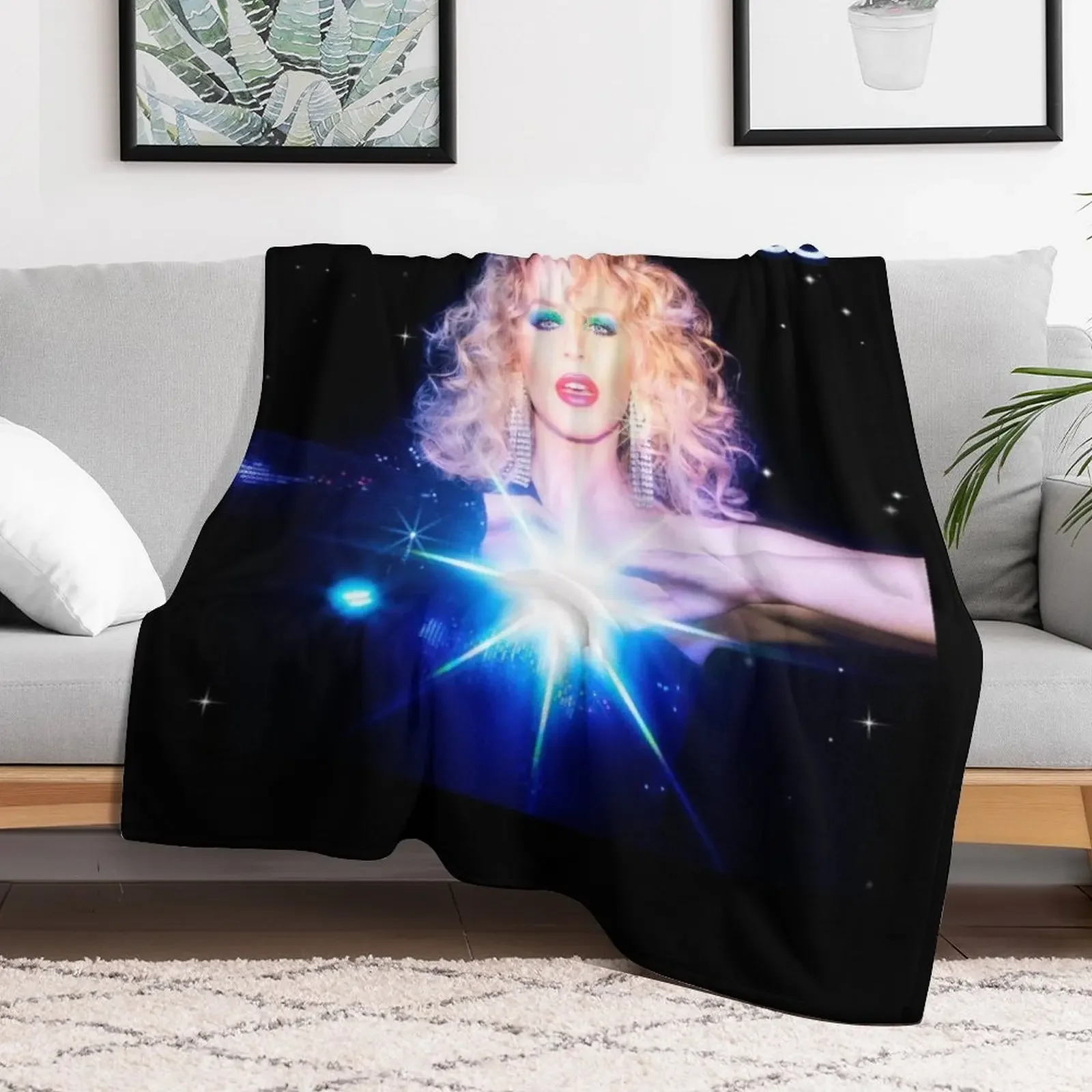 disco Throw Blanket Foldable Soft Warm Blanket for Outdoor Use