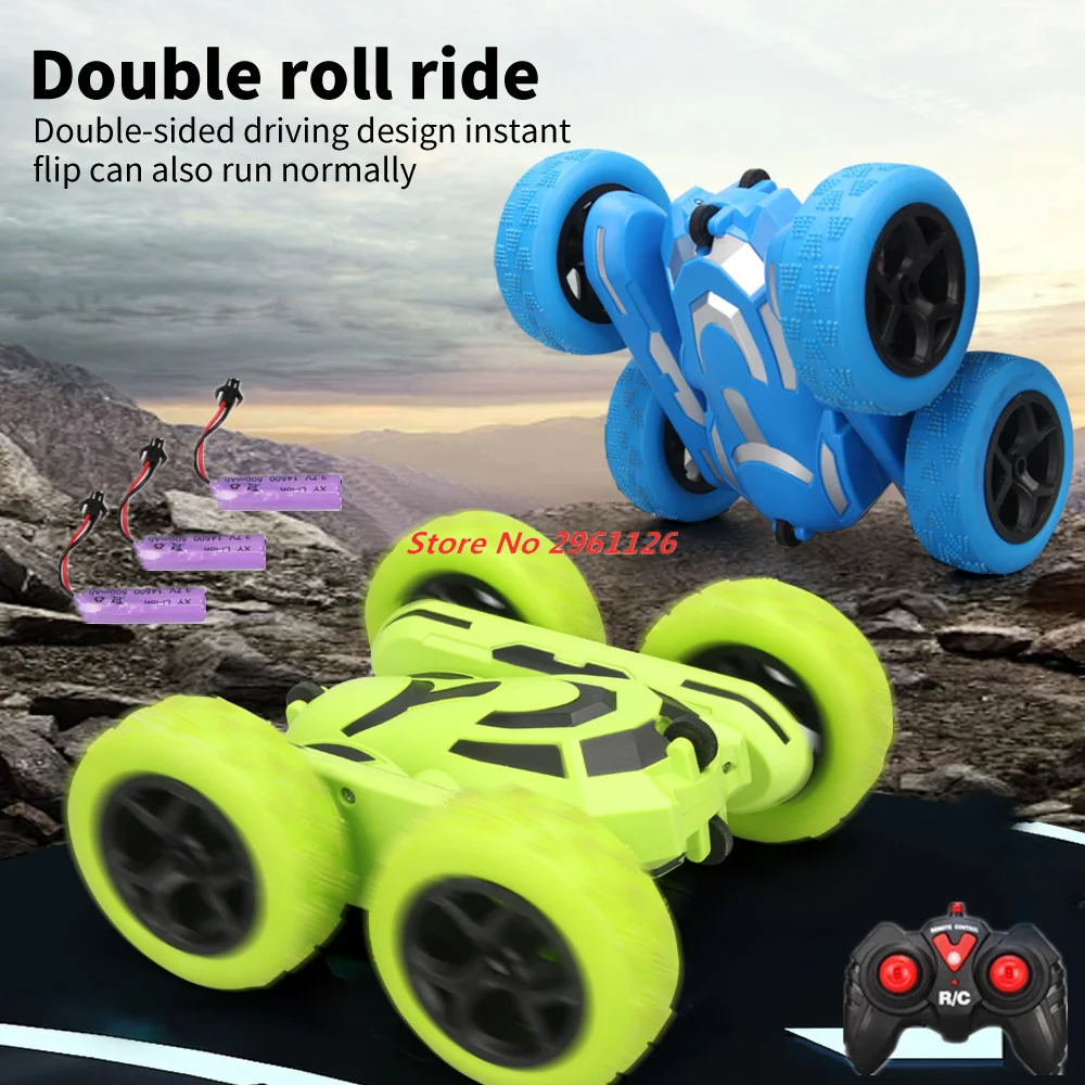 

Mini 2.4G RC Stunt Car 360° Double Sided Rotating Flash Light Car Tumbling Drift Crawler Vehicle Climbing Car Toys for Kids Gift