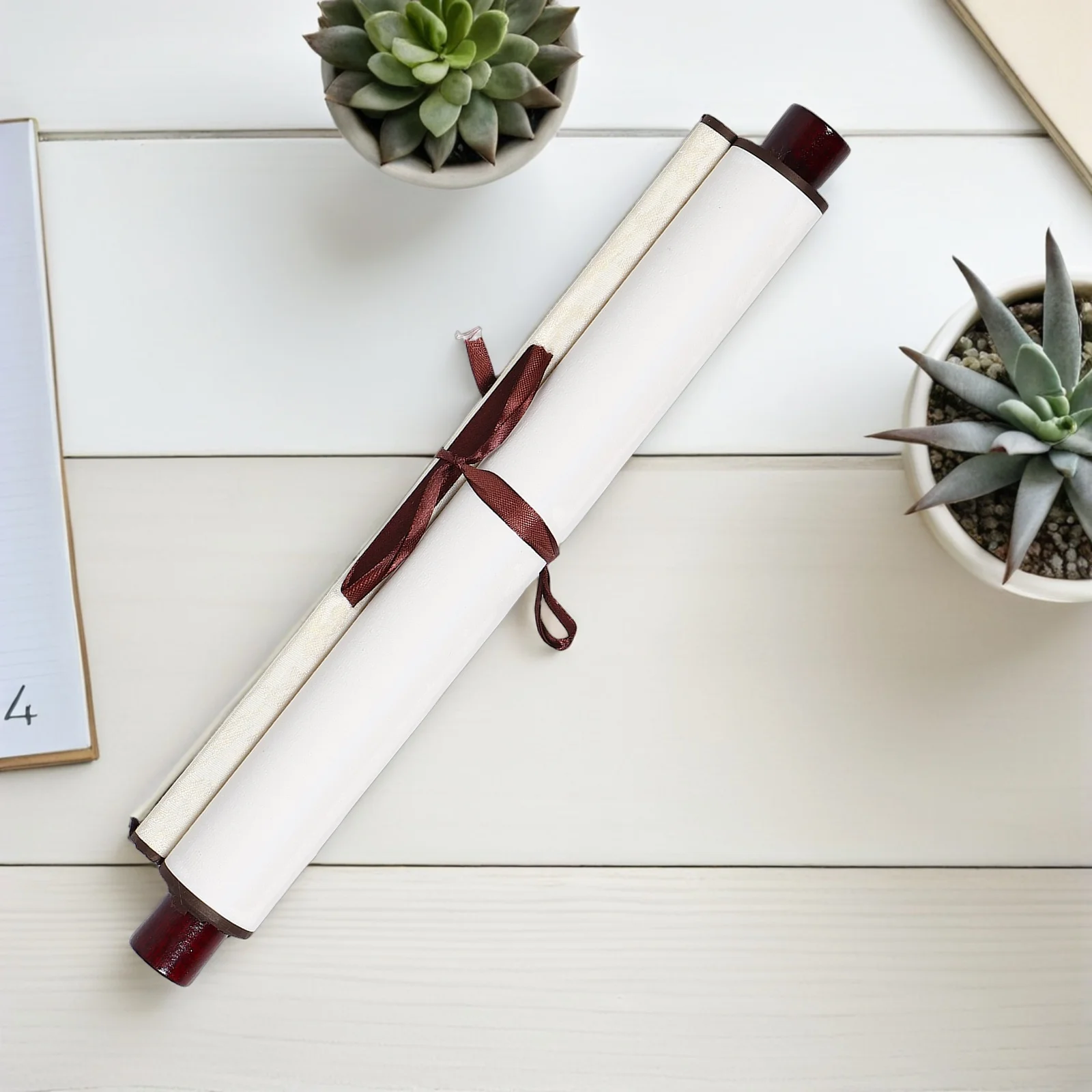 2Pcs Chinese Calligraphy Scrolls Blank Xuan Paper for Writing Drawing Beginners Professional Practice Calligraphy Kit