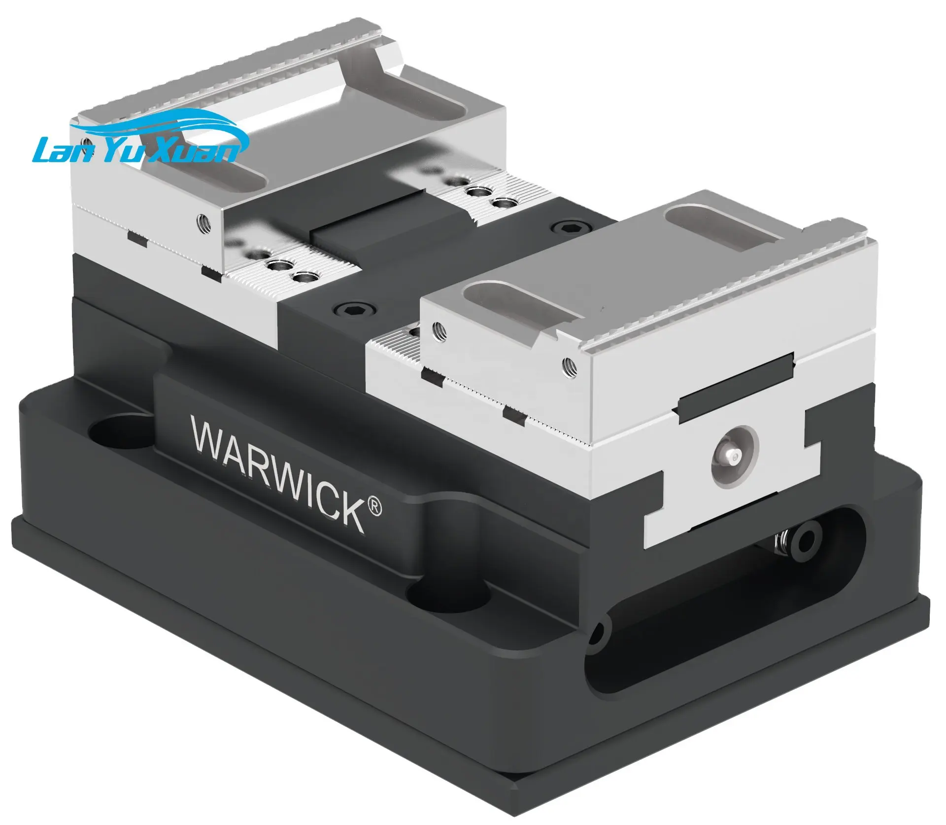 KSP-75 pneumatic self-centering concentric vise for vice clamp grip jaw fixture on cnc machine