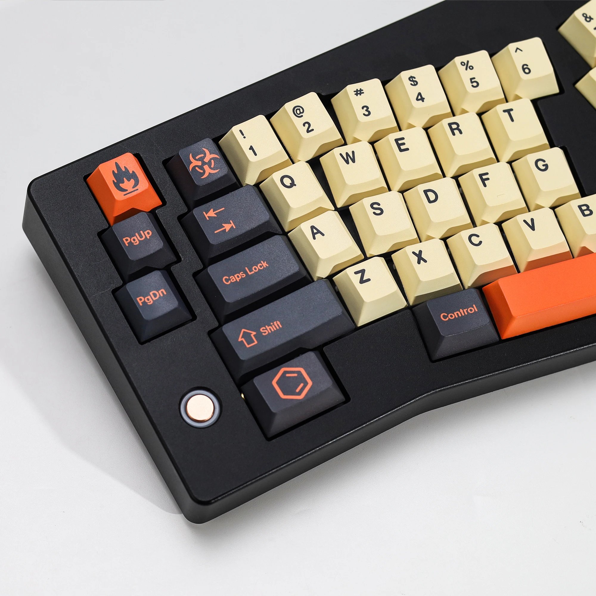 KBDiy GMK Tastenkappen Retro GMK Carbon Cherry Profil PBT Alice Tastenkappen Benutzerdefinierte DIY für MX-Schalter Gaming 60 Mechanische Tastatur KIT – Detail 20