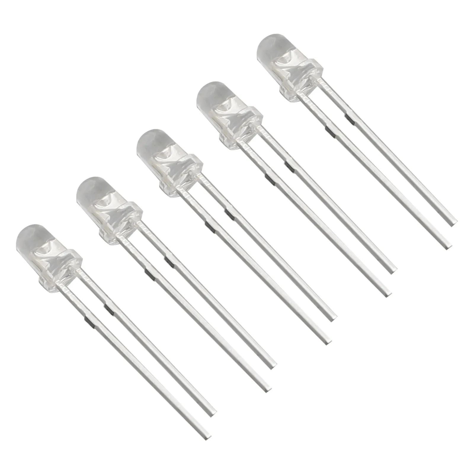 100pcs 3MM Light Emitting Diodes Electronics Kit Box DC 2-3V LED Diode Assorted Kit White Green Red Blue Yellow Orange