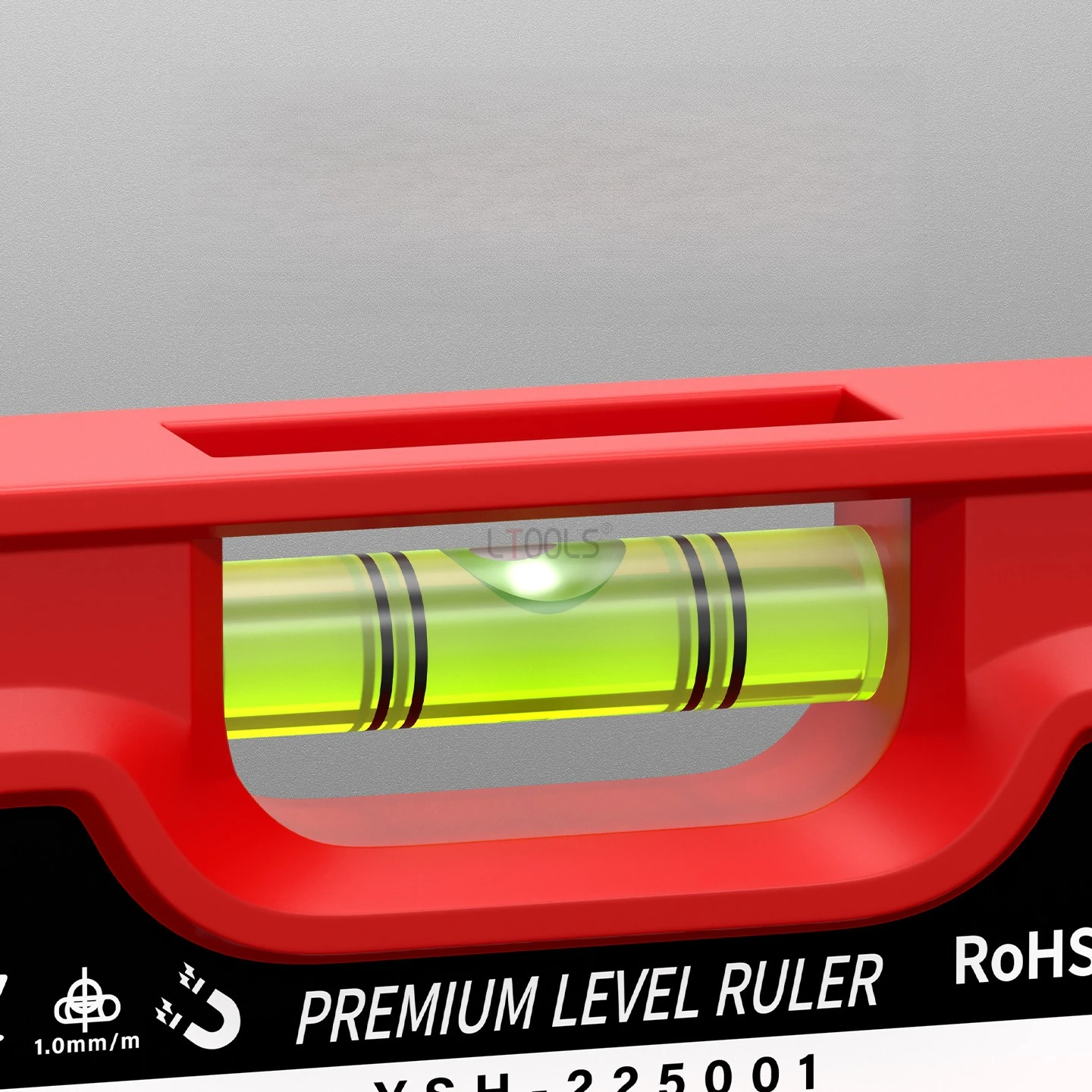 Three Bubble Level Ruler 0° 45° 90° 230mm Mini Horizontality Gauge Shockproof Magnetic Leveling Aligner Inclinometro Level Tools