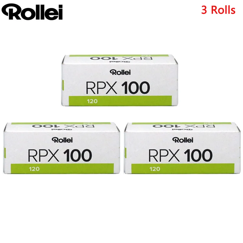 Rollei RPX 100 120 Film 1/2/3/4/5/6/8 Rolls  Black And White Negative Film Original 36 ExposuresRoll For Kodak 120 Film Camera