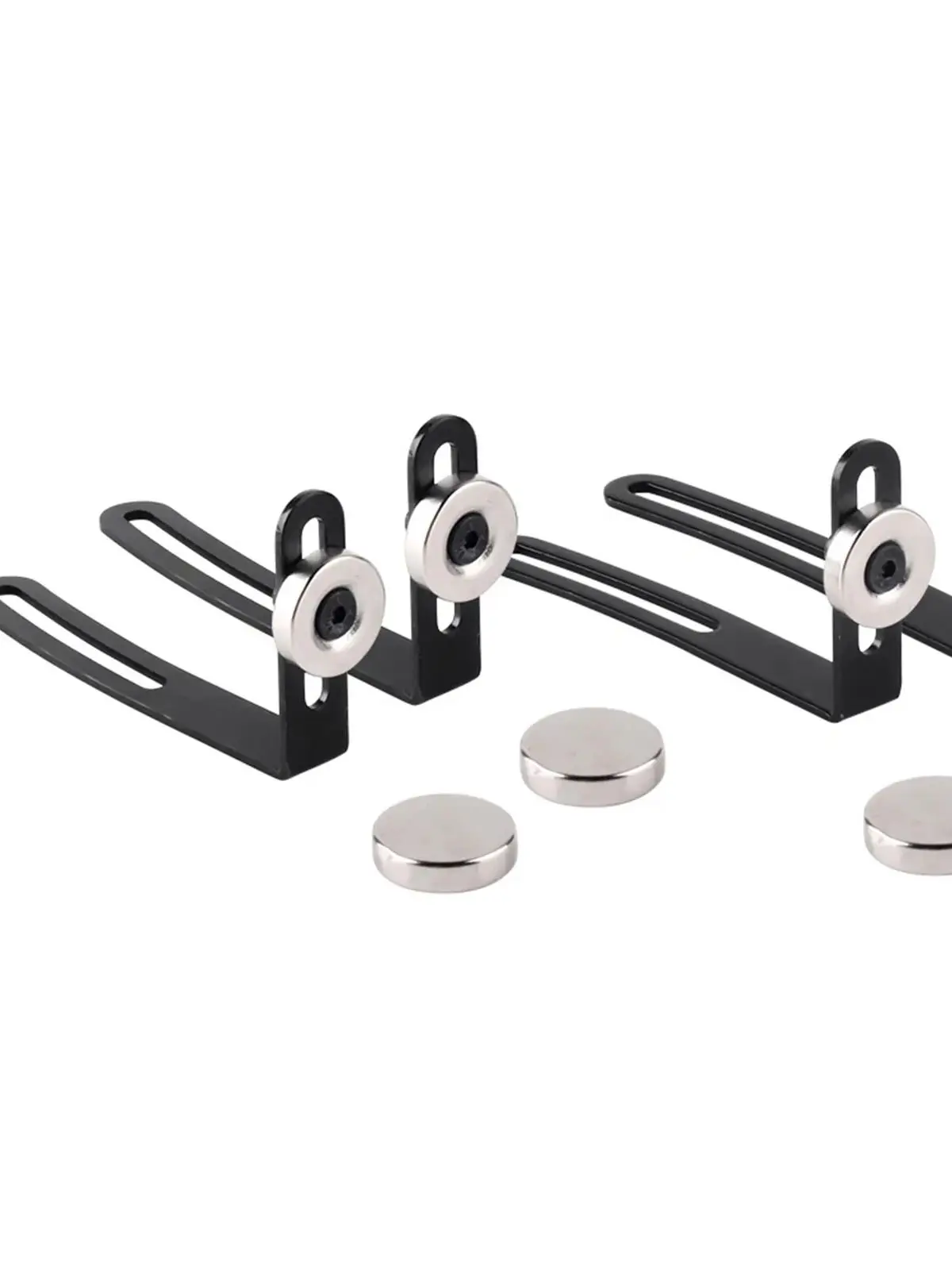 4PCS RC Auto Shell Körper Montieren Metall L-Halterung mit Magnet für 1:10 RC Crawler Auto Axial SCX10 90046 D90 S18
