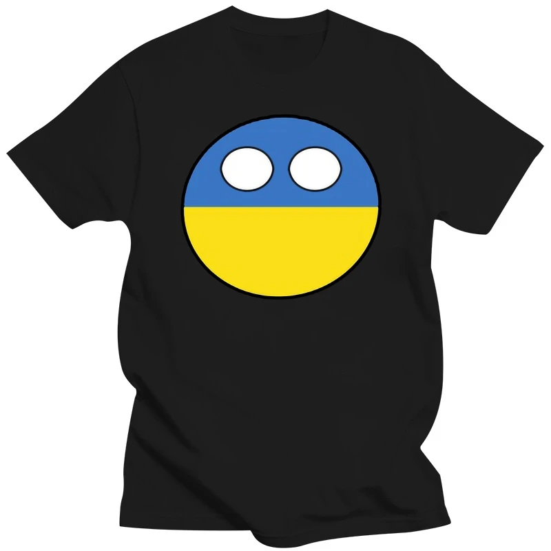 Create Countryball Laenderball Land Heimat Ukraine T Shirt For Women Letter Comics Women's Tshirts O-Neck Female 2020 Tee Shirt