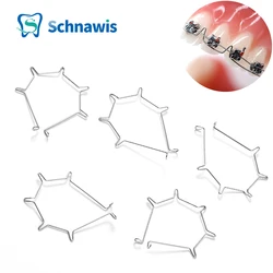 5Pcs/Bag Orthodontic Anterior Root Dental Five-curvature Torquing Auxiliary Arch Front Tooth Small Middle Big Ortodoncia
