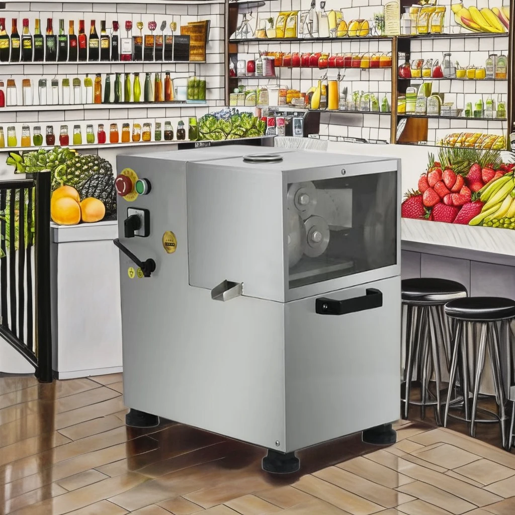 

Hot Sale Stainless Steel 4-Roller Sugar Cane Juice Extractor Machine Electric 220V Squeezer For Business Condition New