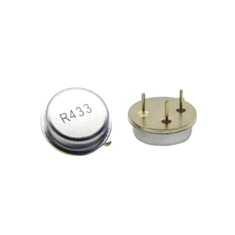 10PCS quarzoszillator R433A 433MHZ R315A 315MHZ 310MHZ 330MHZ 350MHZ 390MHZ 418MHZ 430MHZ TO39 3P oberfläche akustische resonator