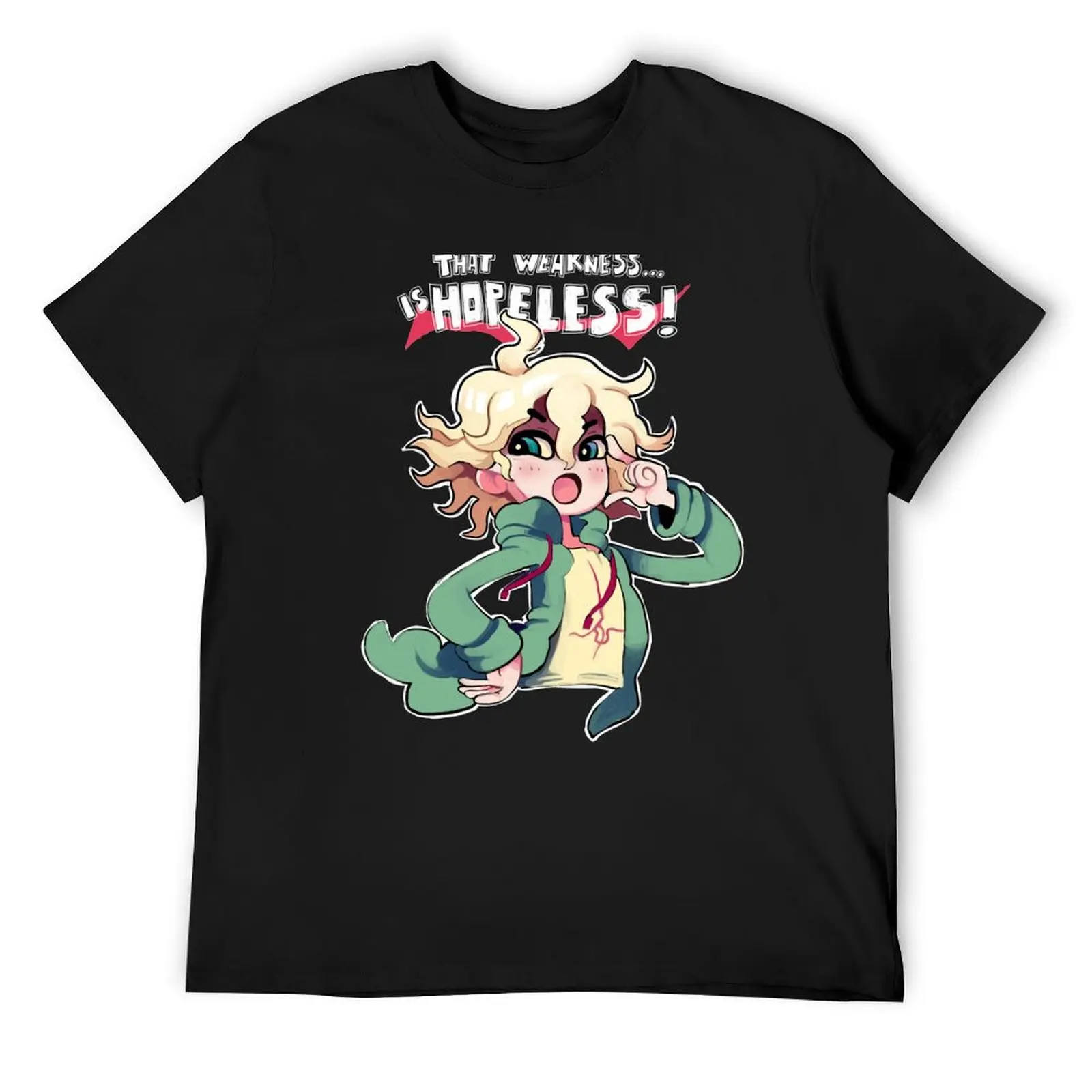 

Nagito Komaeda That weakness is hopeless Danganronpa T-Shirt vintage t shirts plus size clothes Blouse shirts men