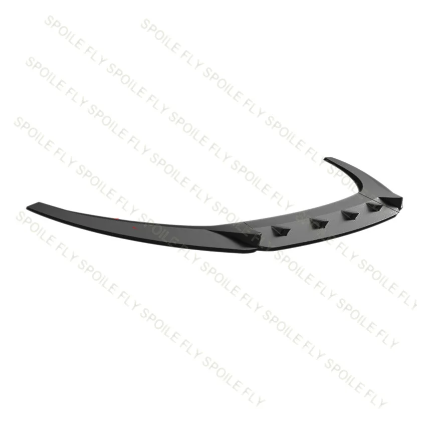 3PCS 2021+ For VW Volkswagen Caddy Mk5 Front Bumper Splitter Lip Diffuser Spoiler Cover Guard Deflector Body Kit ABS Gloss Black