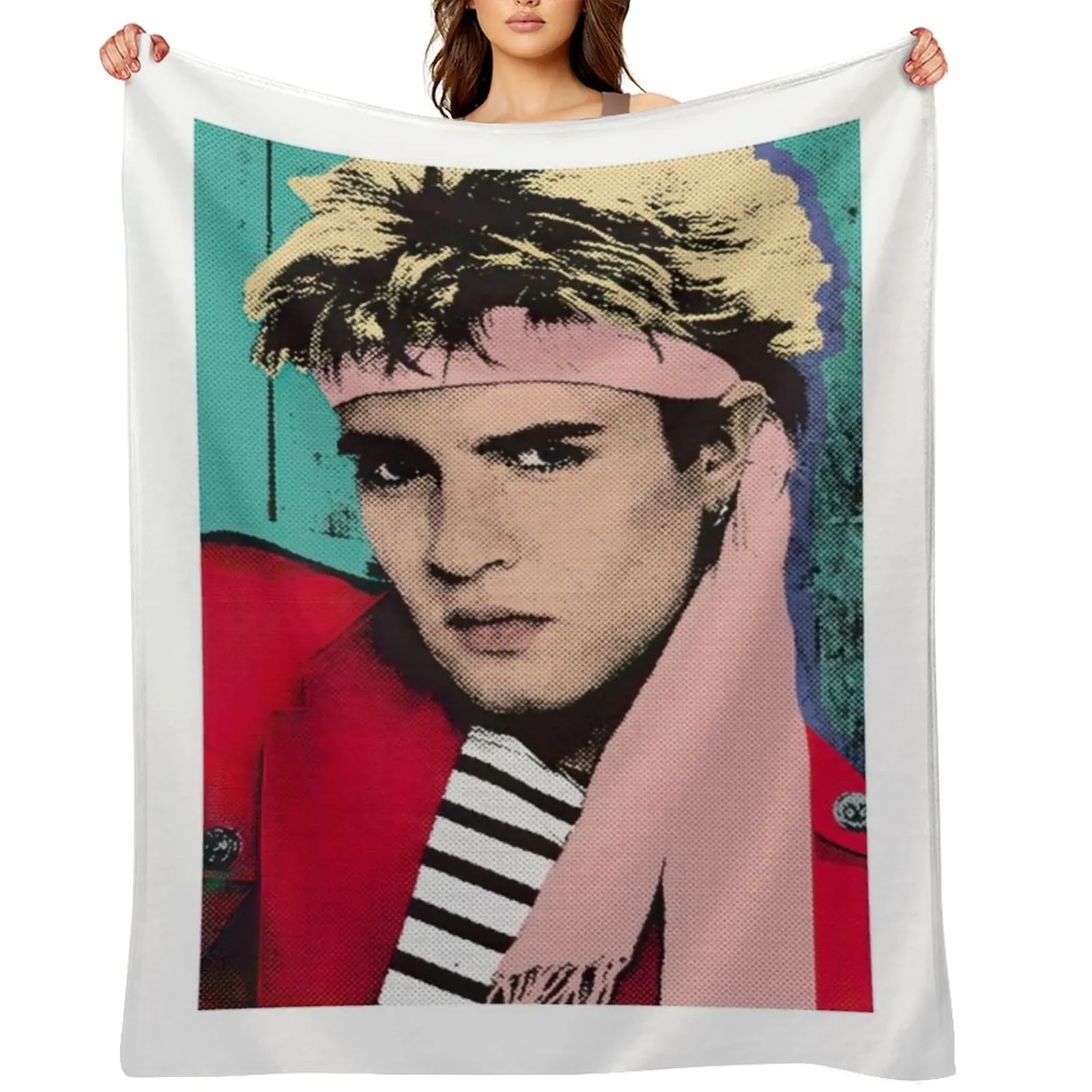 

Simon Le Bon Comic Throw Blanket Stuffeds funny gift For Decorative Sofa Blankets