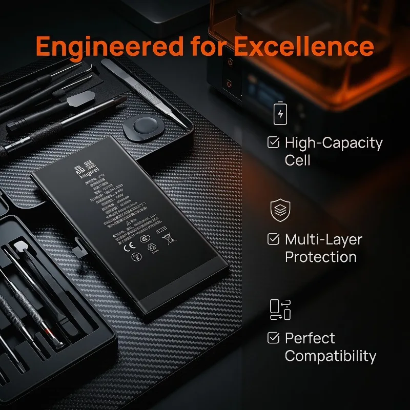 Kingmol Phone Battery For Xiaomi 10 Pro Lite Ultra Replacement Bateria BM4N BM4M BM4R BM4V High Quality With Tools