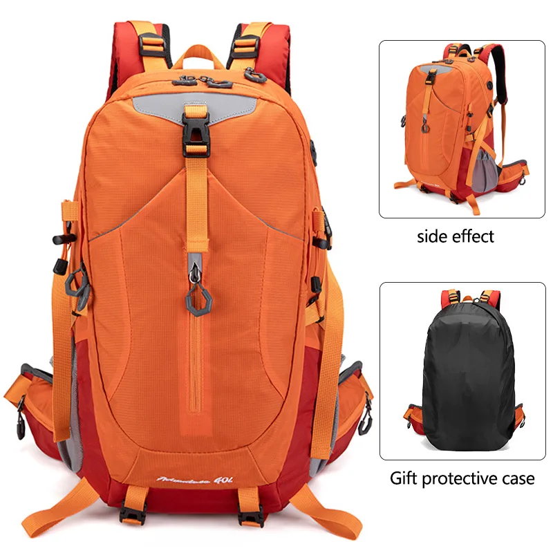 Professional outdoor hiking bag, floating backpack, suspended detachable steel bracket, hiking camping backpack, travel backpack