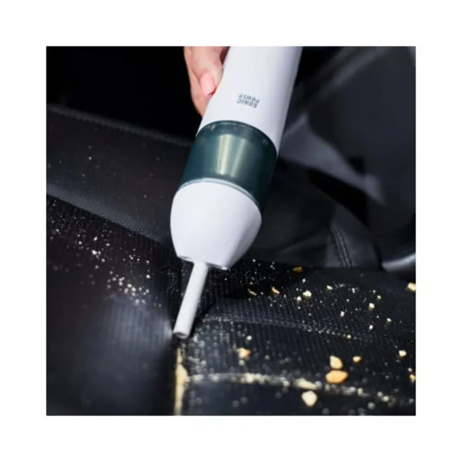 Odkurzacz samochodowy z możliwością ładowania, 3 mieszane akcesoria w zestawie, bateria o długiej żywotności