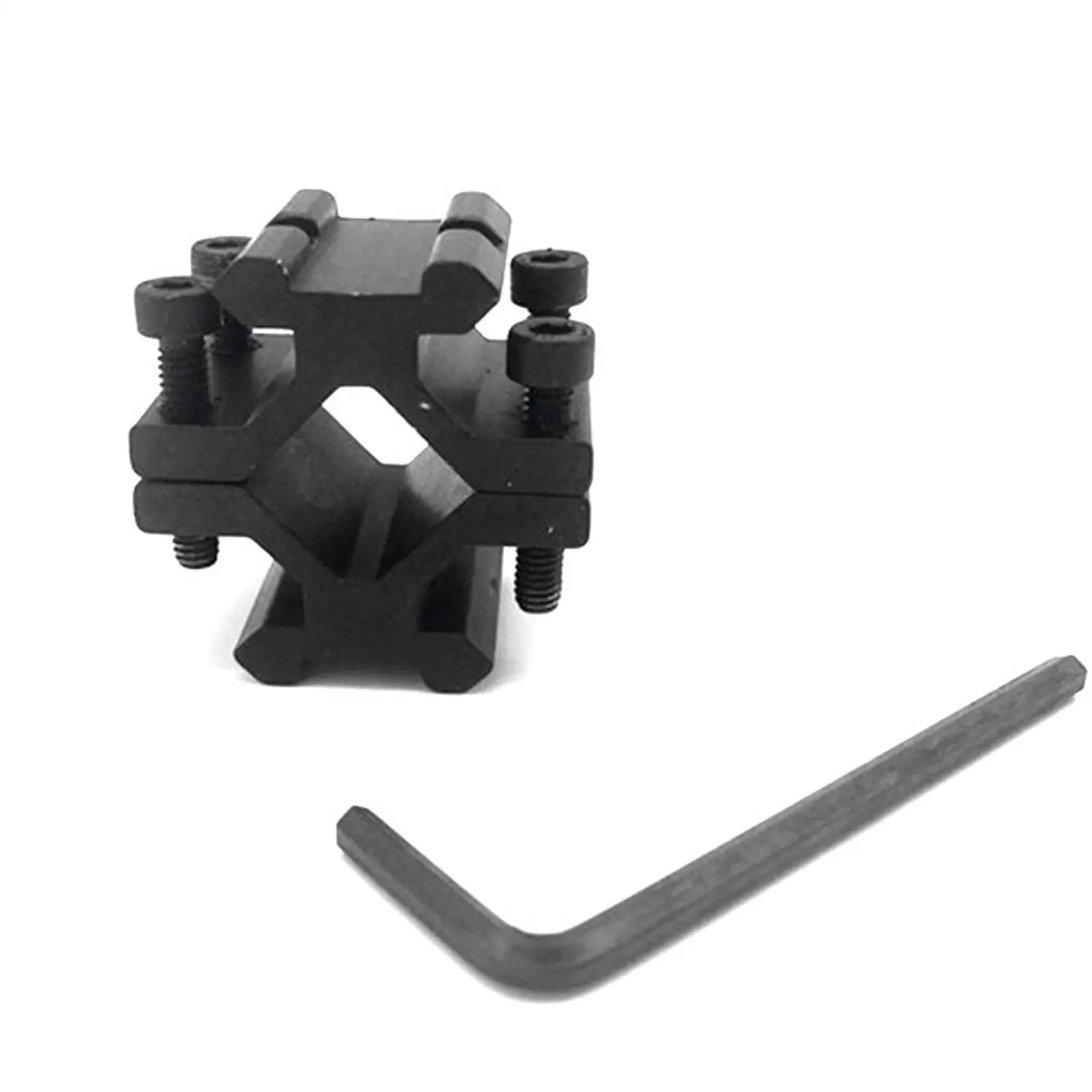 Tactical Adjustable Universal Rail 20mm Picatinny Rail Barrel Mount Adapter for Scope Rifle Flashlight Shotgun Converter