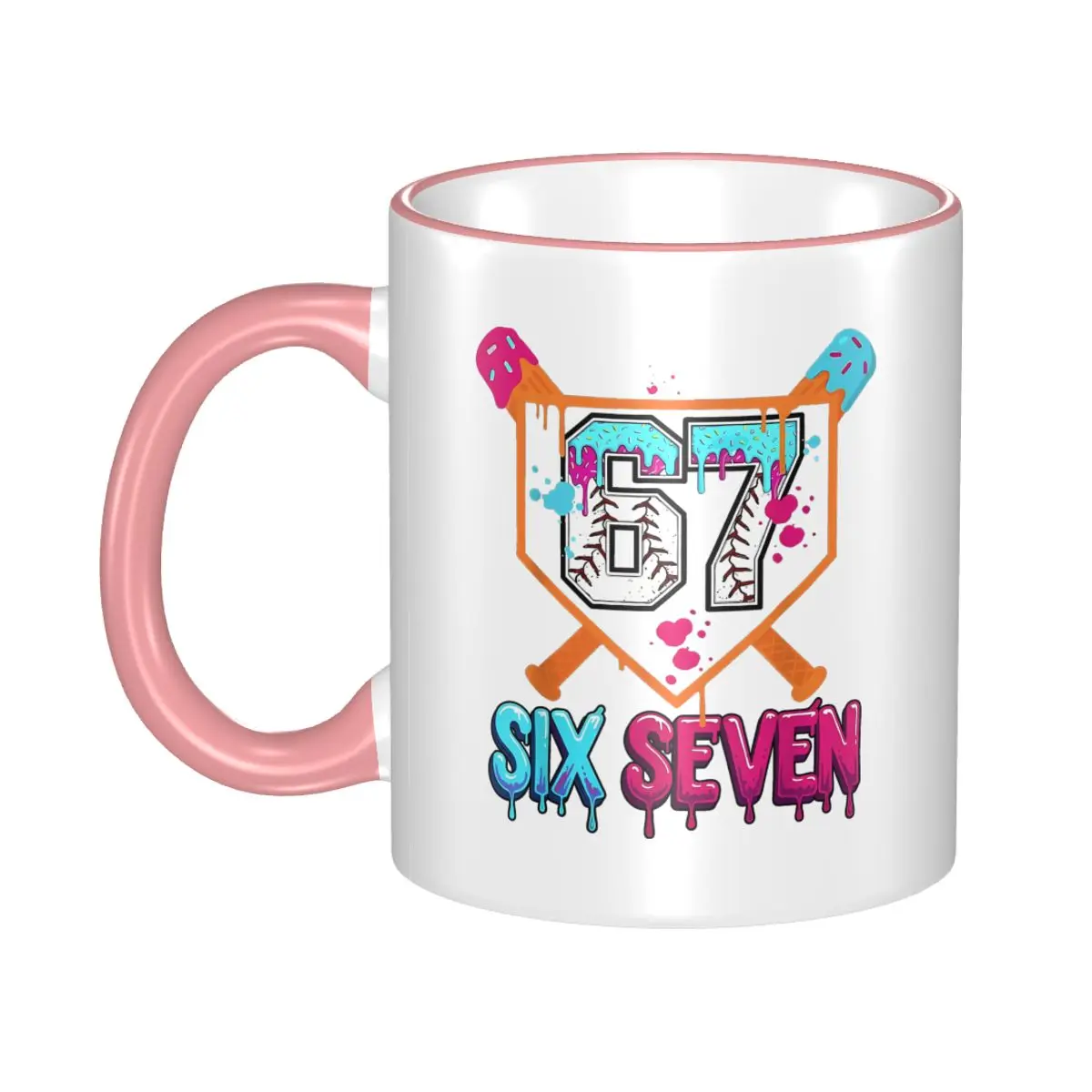 67 ستة سبعة 6-7 مضحك الإيطالية Brainrot الاطفال الألعاب ميمي اكسسوارات القهوة القدح الجدة كوب الهدايا