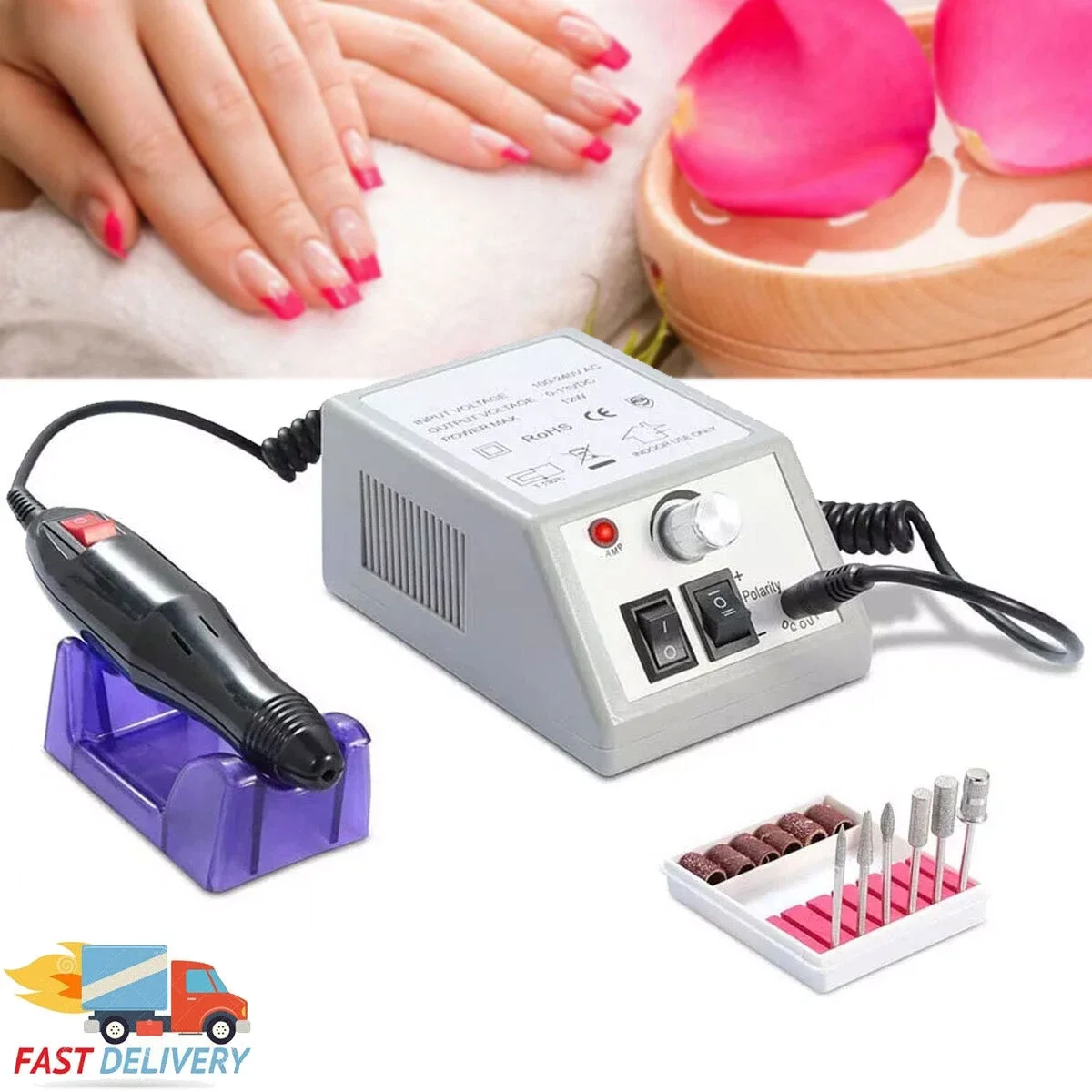 

Personal Electric Nail File Drill Manicure Tool Set Desktop Nail Polishing Machine Gel Polish Remover Equipment Accessories