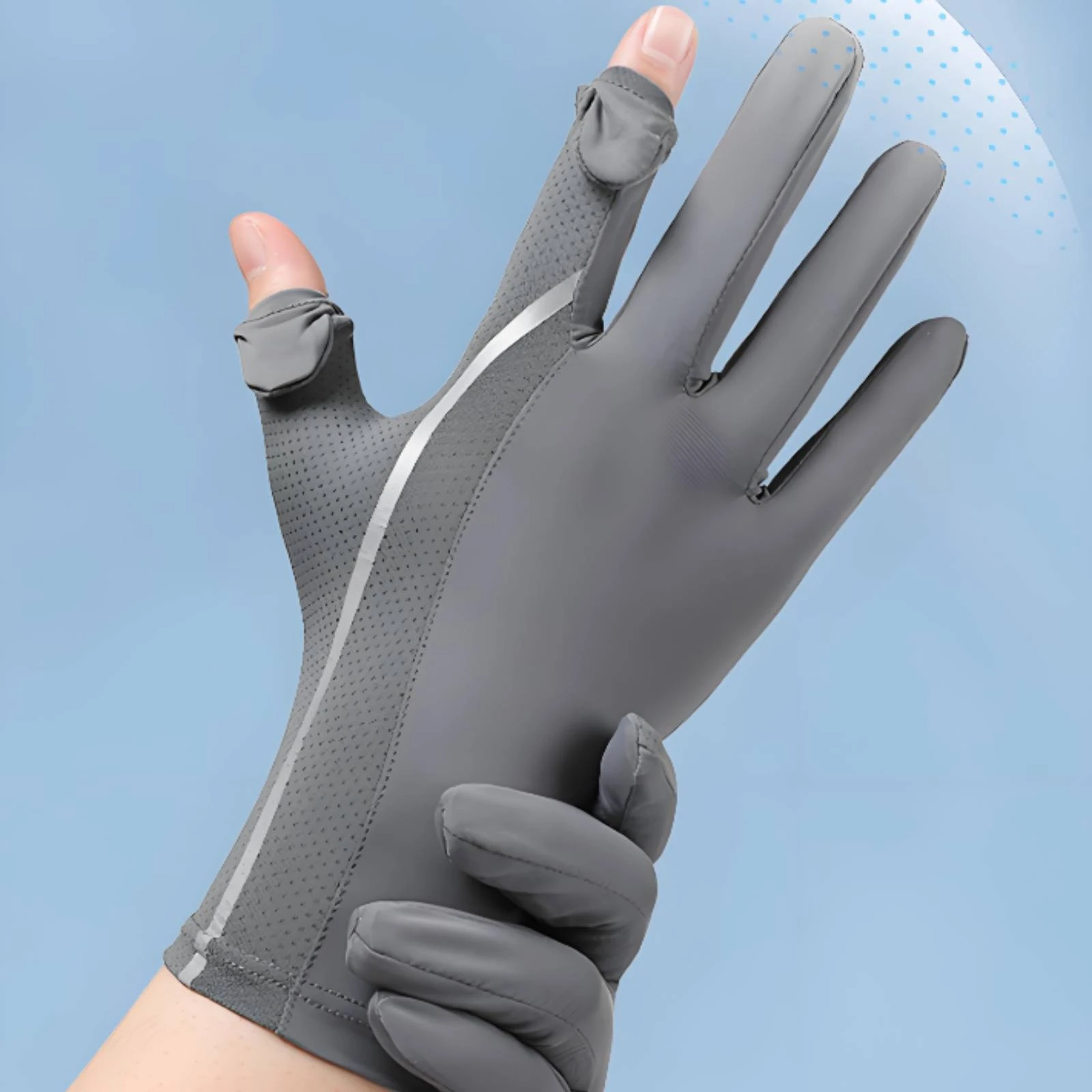 Full-Finger Gloves Stretchy Touchscreen Gloves Handwear Palm Protection Hand Gear Long-Lasting for Outdoor