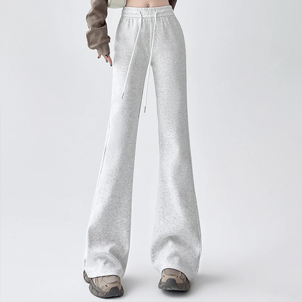 Familienversammlungen, lässige Ausflüge, lässige Hose mit weitem Bein, einfarbige Schlaghose, trendige, modische, bequeme Alltagshose mit weitem Bein