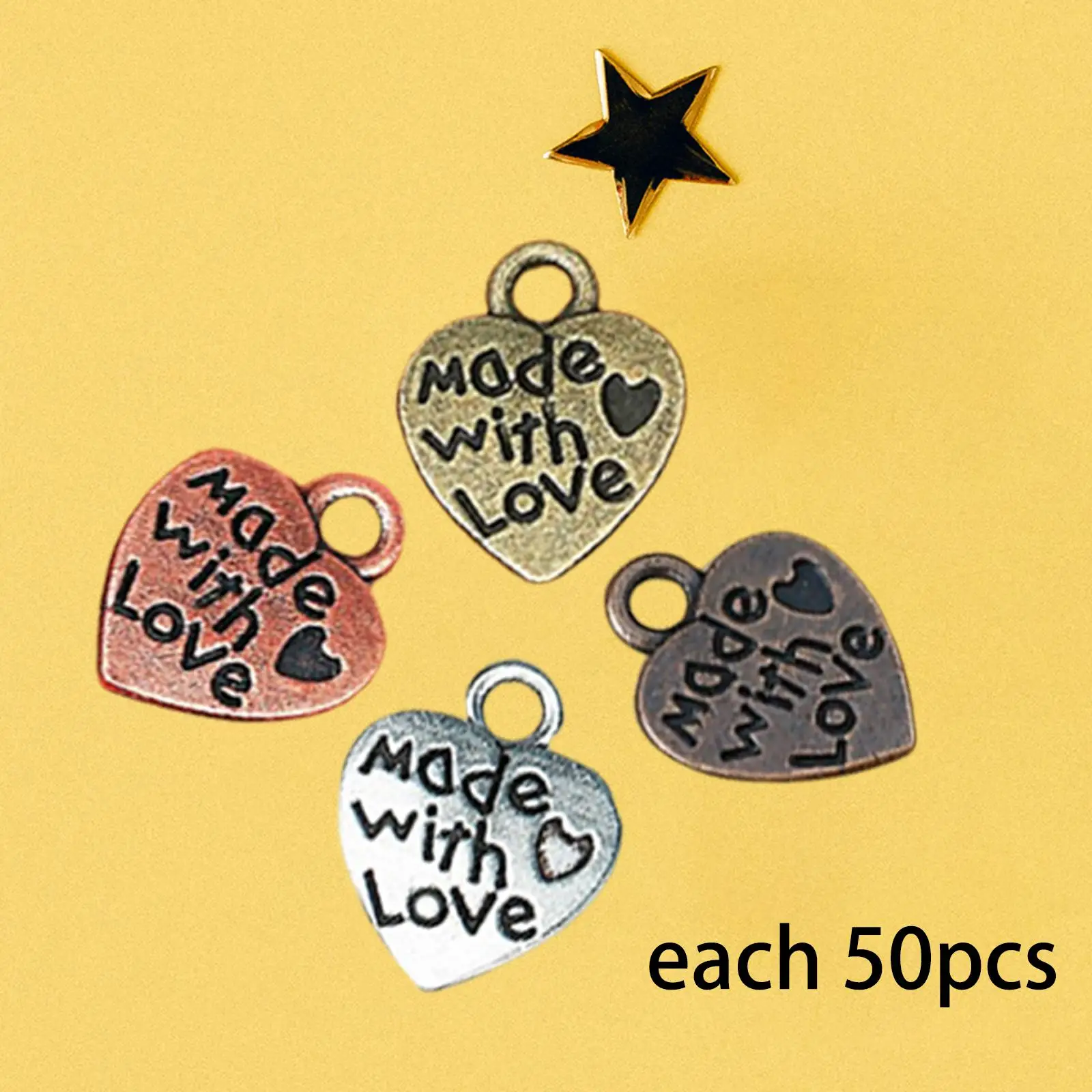 200 Pieces Charms Pendants Gift for Jewelry Making Earring Bracelets image 2