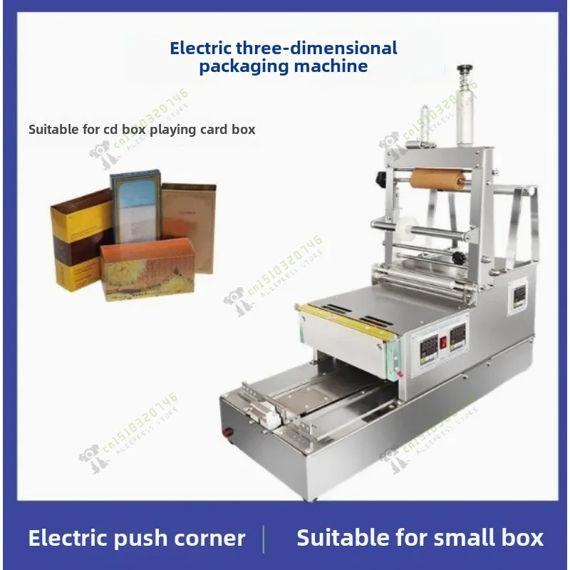 Perfume Box Packing Machine Cellophane Wrapping Machine And cosmetics Box Overwrapping Machine