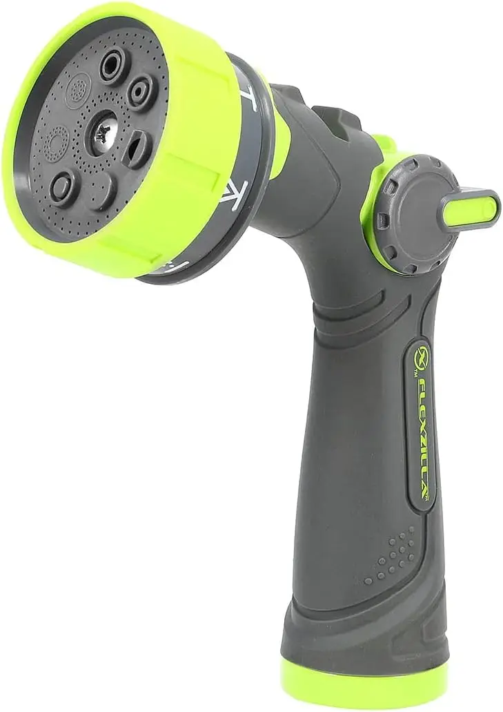 

Garden Hose Nozzle Sprayer with 7 Patterns, Thumb Control, Lightweight & Durable