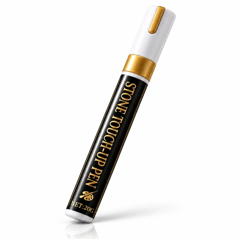 Stone Touch Up Paint Pen 3mm Waterproof Marker for Tombstone Monument Granite Marble Engraving Letter Repair 20g