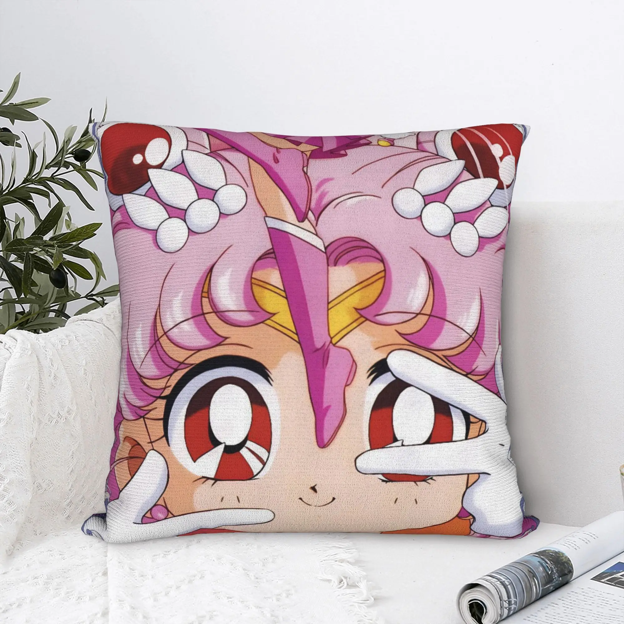 Pretty Cure Pillow Cover  Soft Cushion Cover Vintage Pillow Case For Office Car Home Decor