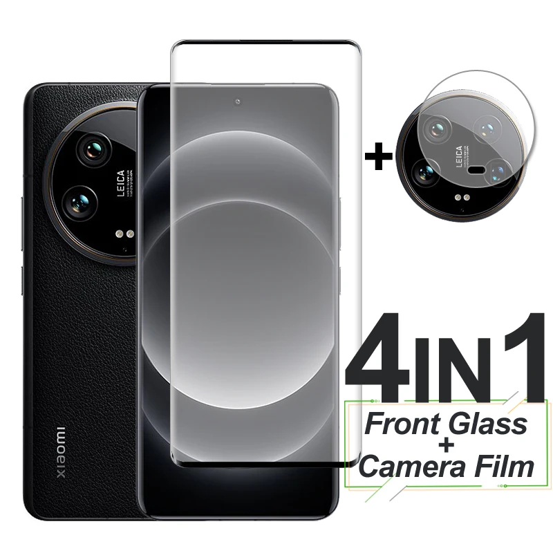 

For Xiaomi 14 Ultra Glass Full Cover Screen Protector Tempered Glass Protective Phone Camera Lens Film On Xiaomi Mi 14 Ultra Pro