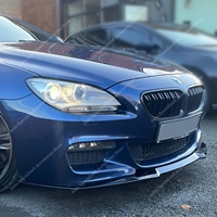 For BMW F06 F12 F13 CS Style Front Bumper Lip Spoiler Splitter Diffuser 640i 650i 640d M Sport 2012-2018 Bodykits Tuning