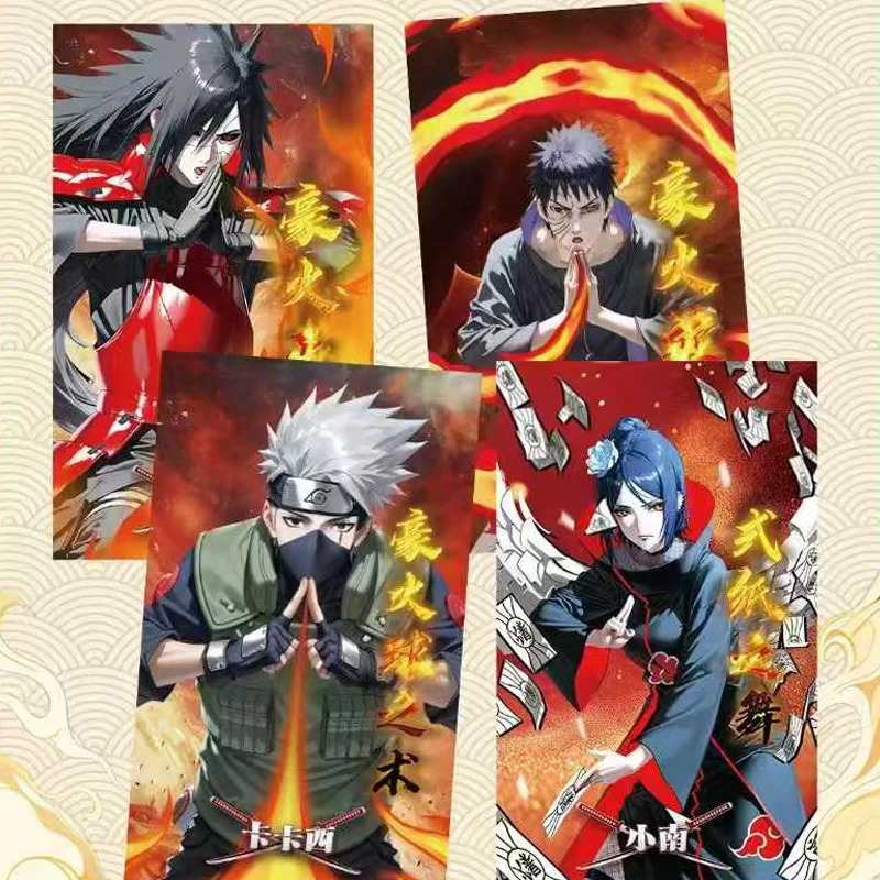 180 sztuk/Naruto Wave 3 Ou Man Chao Wan Kolekcjonerskie Karty Booster Box Bogate Prezenty Anime Postacie Gra Planszowa Karty Zabawki Hobby Prezenty