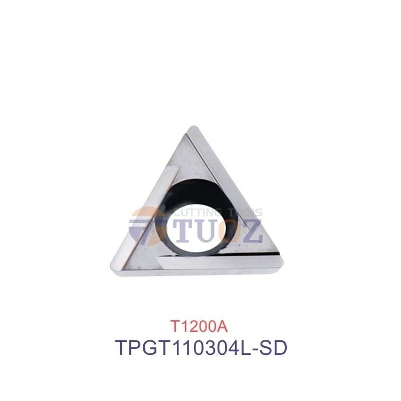 

100% Original TPGT110304L-SD T1200A Turning Tools Ceramic Insert TPGT 110304L 110304 L-W TPGT1103 CNC Lathe Cutter