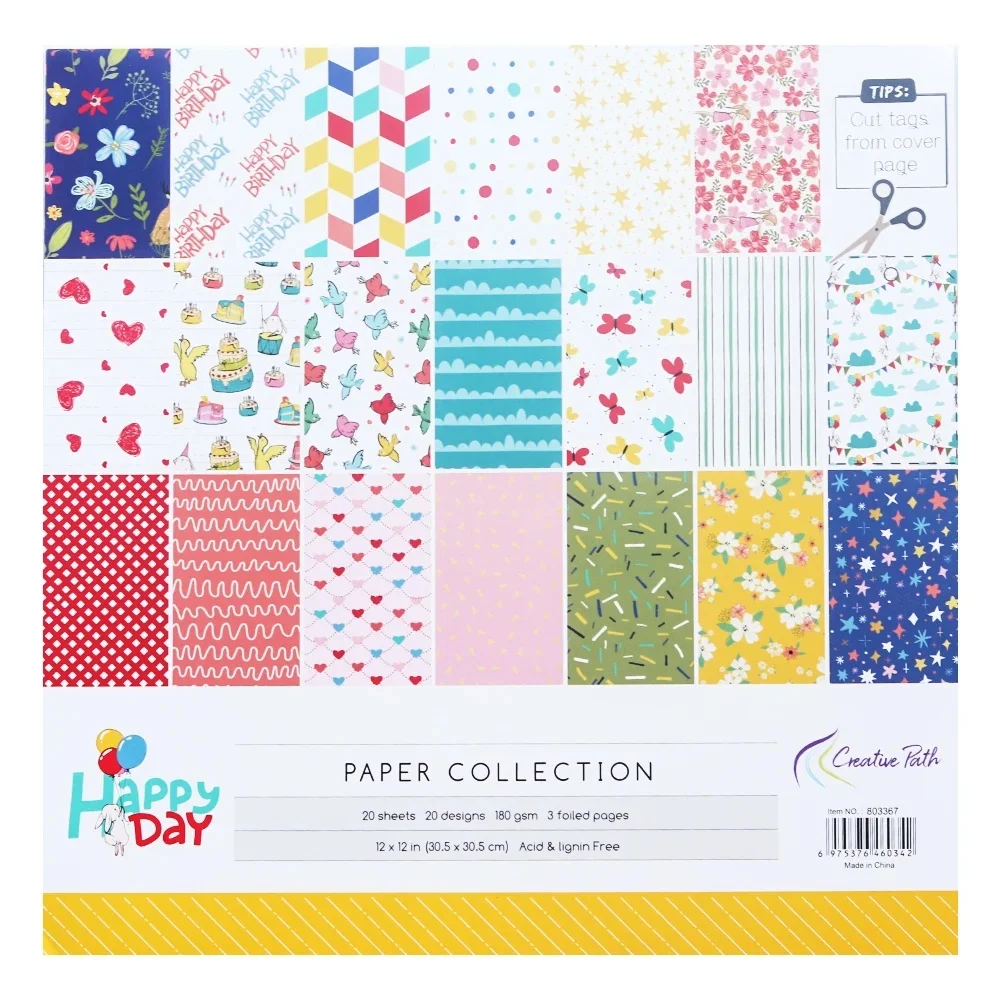 Creatieve Path Vintage 12x12 Scrapbooking Papierblokken Bloemrijk Decoratief Journaling Achtergrondpapier 12 Inch Scrapbooking Papier