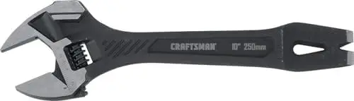 

CRAFTSMAN 10" Adjustable Wrench - Heavy-Duty Demolition Tool (CMMT12003)