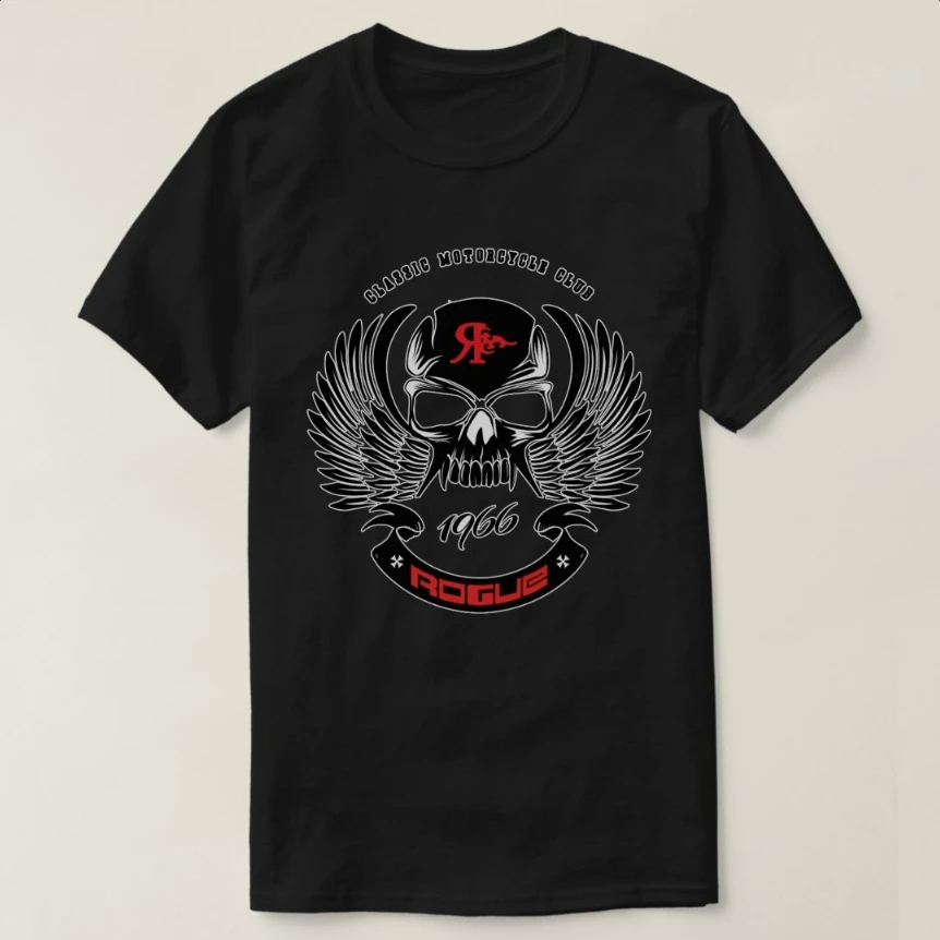 

Rogue Motorcyle Club Tattoo Graffiti T-Shirt New 100% Cotton O-Neck Short Sleeve Summer Casual Mens T-shirt Size S-3XL