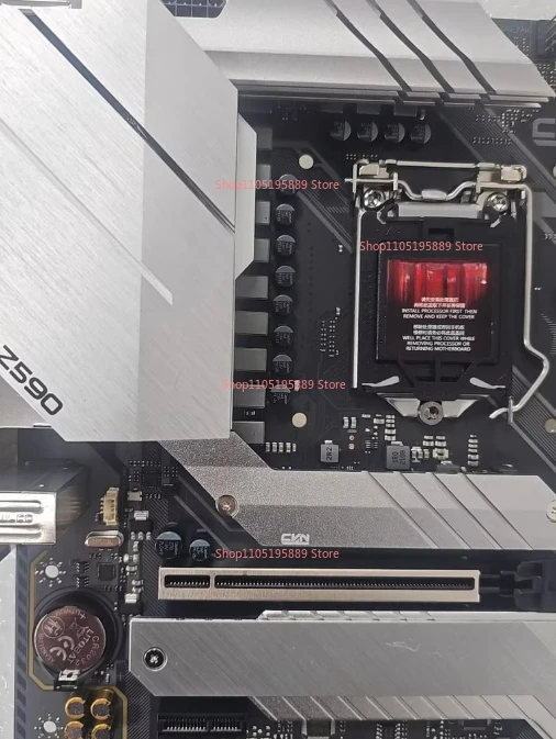 For CVN Z590M GAMING PRO MATX Media Board, Support 10/11 Generation Intel Processor DDR4 Four-slot, Dual M.2, Type-C, USB3.2