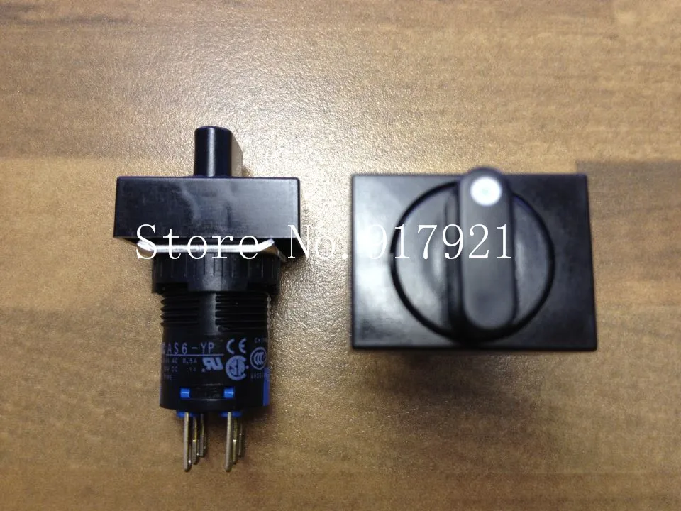 

[ZOB] Japan's IDEC and AS6-YP three 16MM NO NC third gear rotary button button --10PCS/LOT