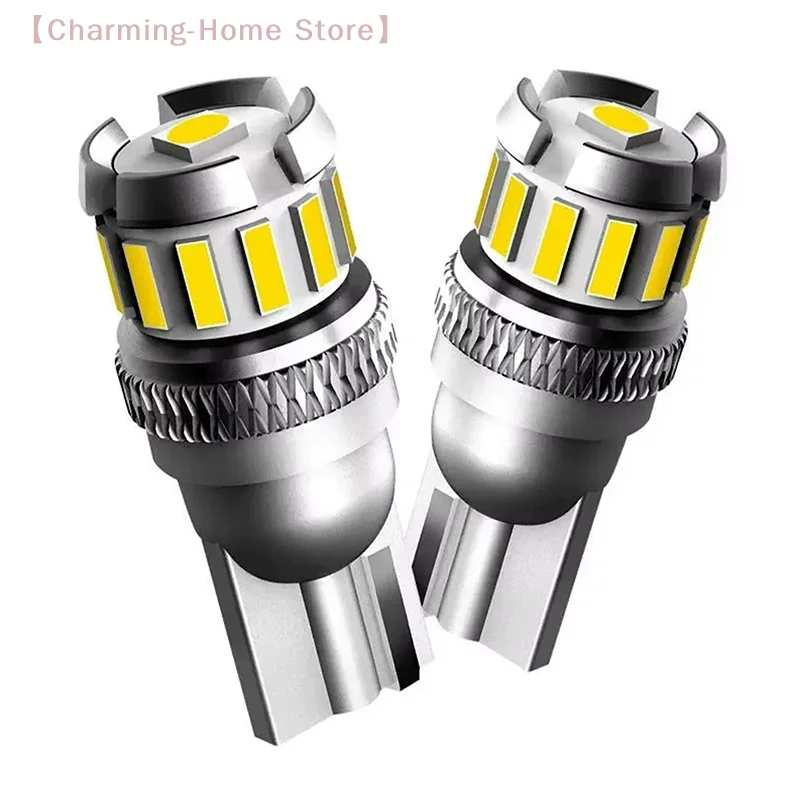 

【P】2Pcs 194 158 168 LED Bulbs Lights Canbus 6500K White T10 W5W LED Bulb 2825 For Car Interior Light Trunk Side Marker Lamp