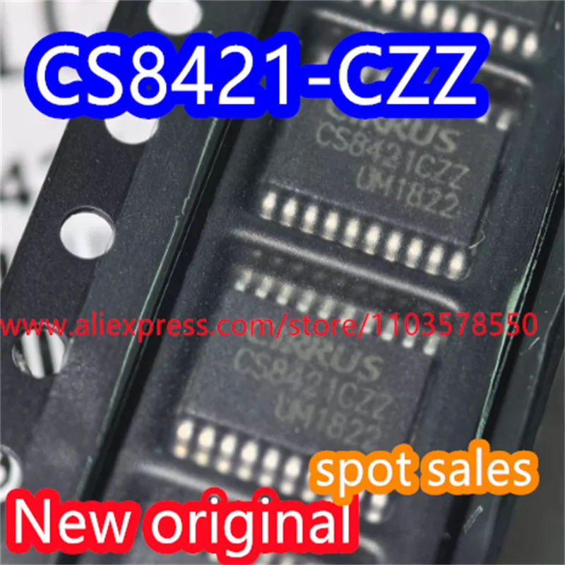 5PCS 100% New original CS8421-CZZR packaged TSSOP20 digital audio converter IC chip CS8421-CZZ CS8421CZZ CS8421