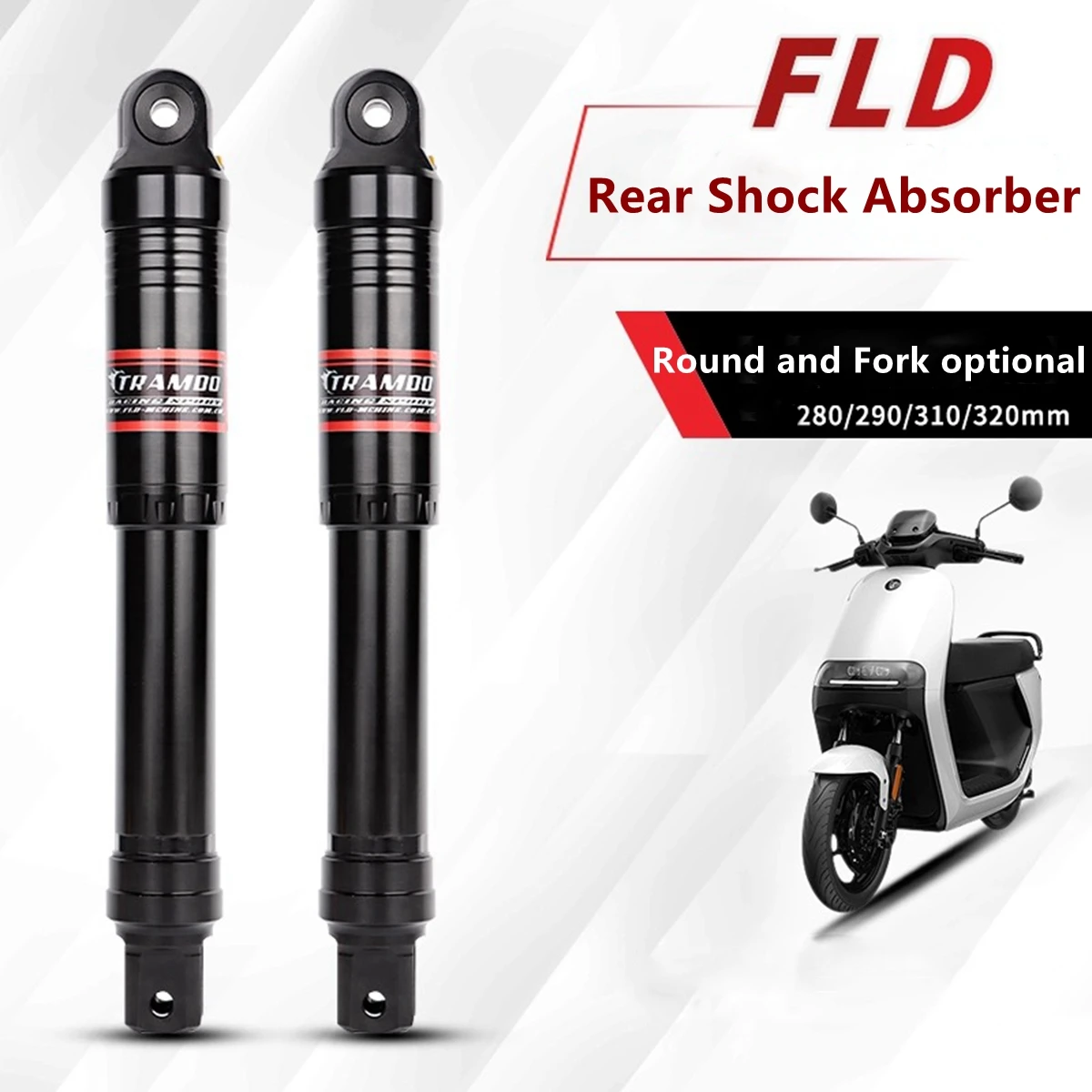 

Universal 280mm-310mm Motorcycle Rear CNC Shock Absorber For Honda Suzuki Yamaha Kawasaki 125 Dirt Bike Gok Niu U1+ Wildfire