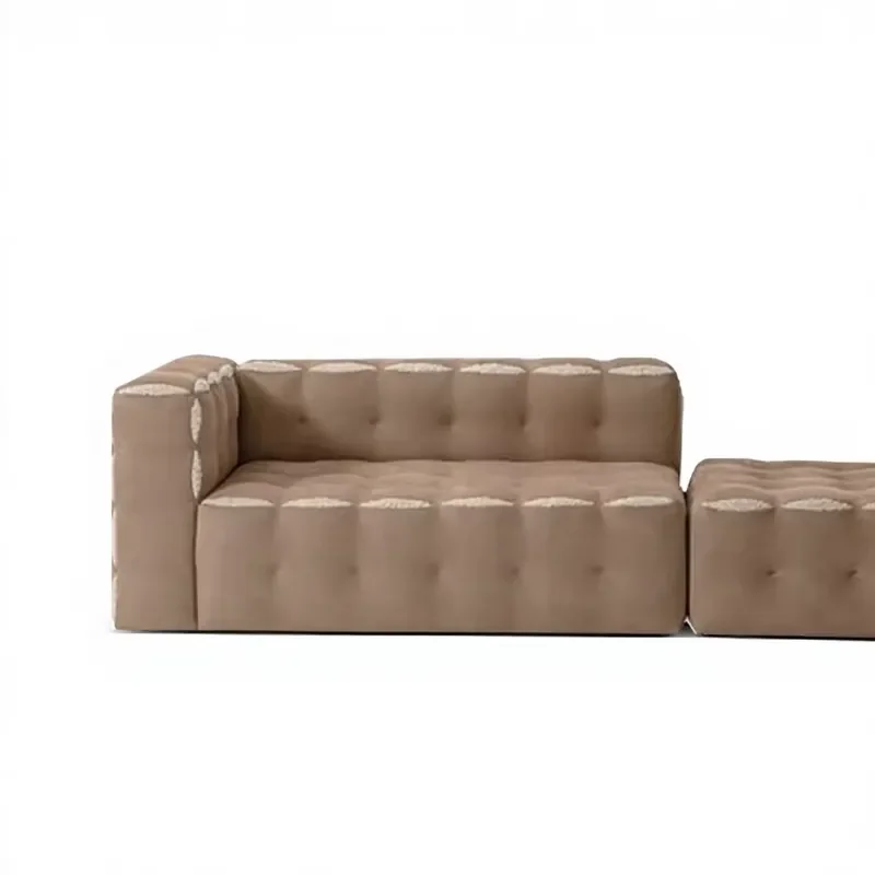 Dega Italy for Sweetheart Chocolate Sofa Italian Accessible Style Modular Sofa Set Combination Fabric
