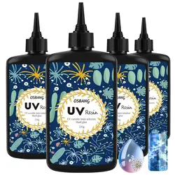1PC Crystal Clear UV Resin Ultra Hard Ultraviolet Curing Epoxy Resin DIY Jewelry Making Decoration Mold Stunning Long Lasting