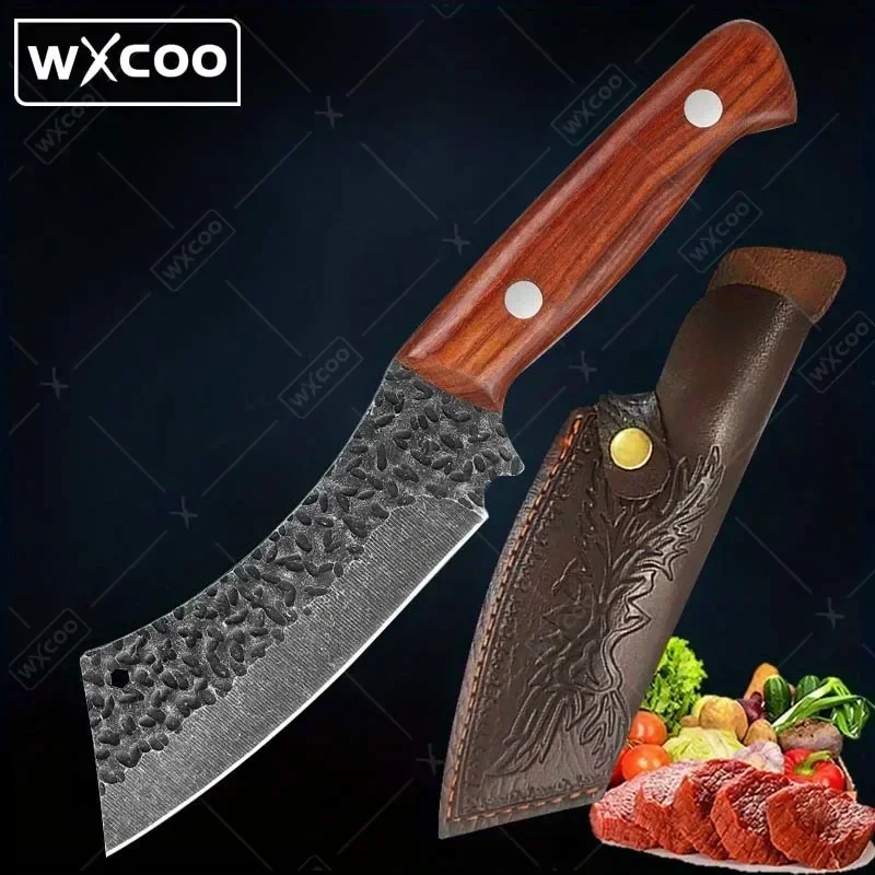 

Meat Cleaver for Kitchen Knife Stainless Steel Handmade Butcher Knife Chef Cooking Knife Pocket Knife