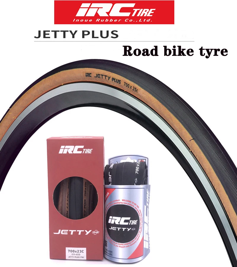 Irc jetty Plus-折りたたみ式ロードバイクタイヤ700x23c,700x25c